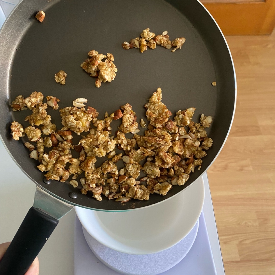 Granola rápida Paso 1 Granola rápida Paso 1