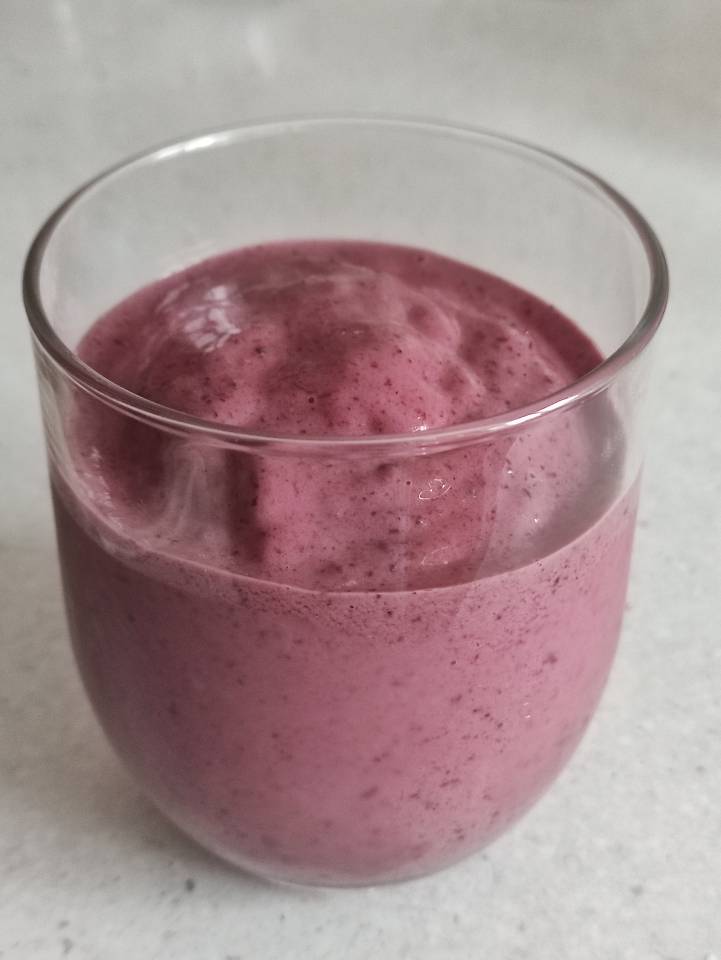 Batido de frutos rojos