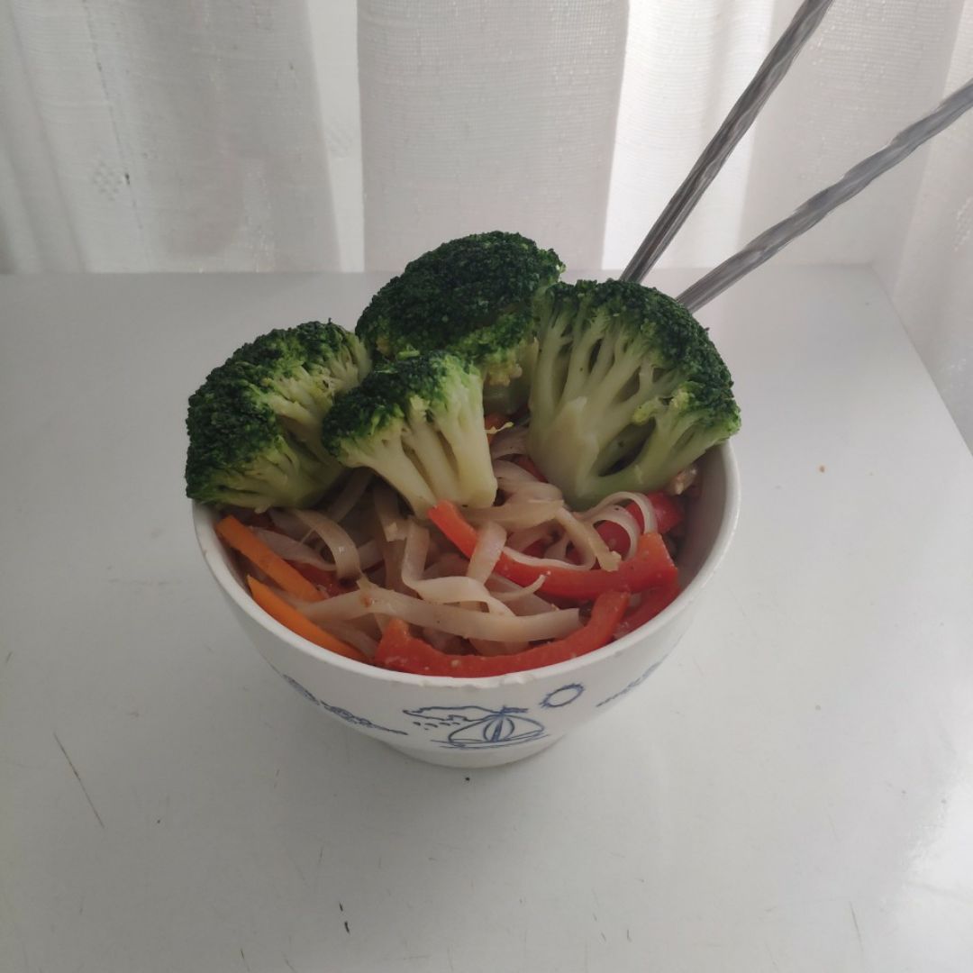 Noodles/fideos asiáticos veganos Noodles/fideos asiáticos veganos