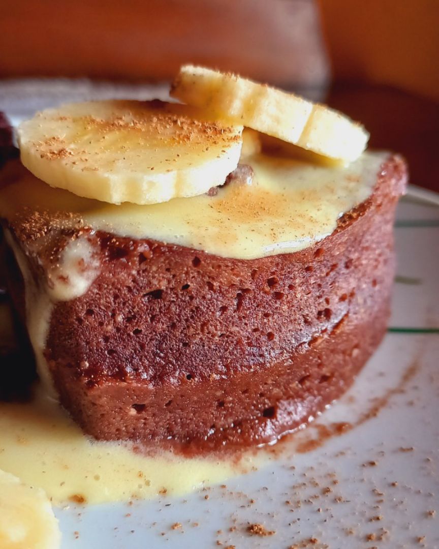 Coulant exprés de chocolate y crema Lotus 🤎🍫🍯🥜
