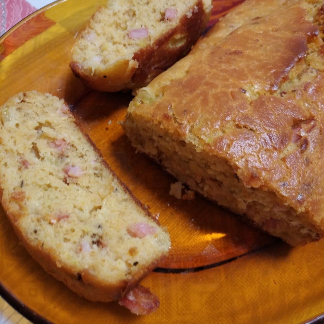Pan de calabacín y puerro Pan de calabacín y puerro