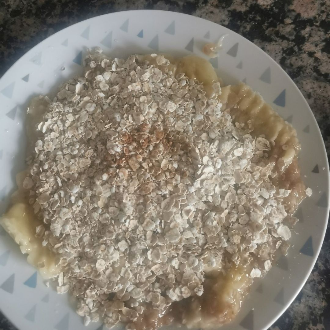 Receta 2: De postre unas buenas galletas de avena y platano en microondas. Fácil y rápido. Receta de YouTube Paso 1 Receta 2: De postre unas buenas galletas de avena y platano en microondas. Fácil y rápido. Receta de YouTube Paso 1