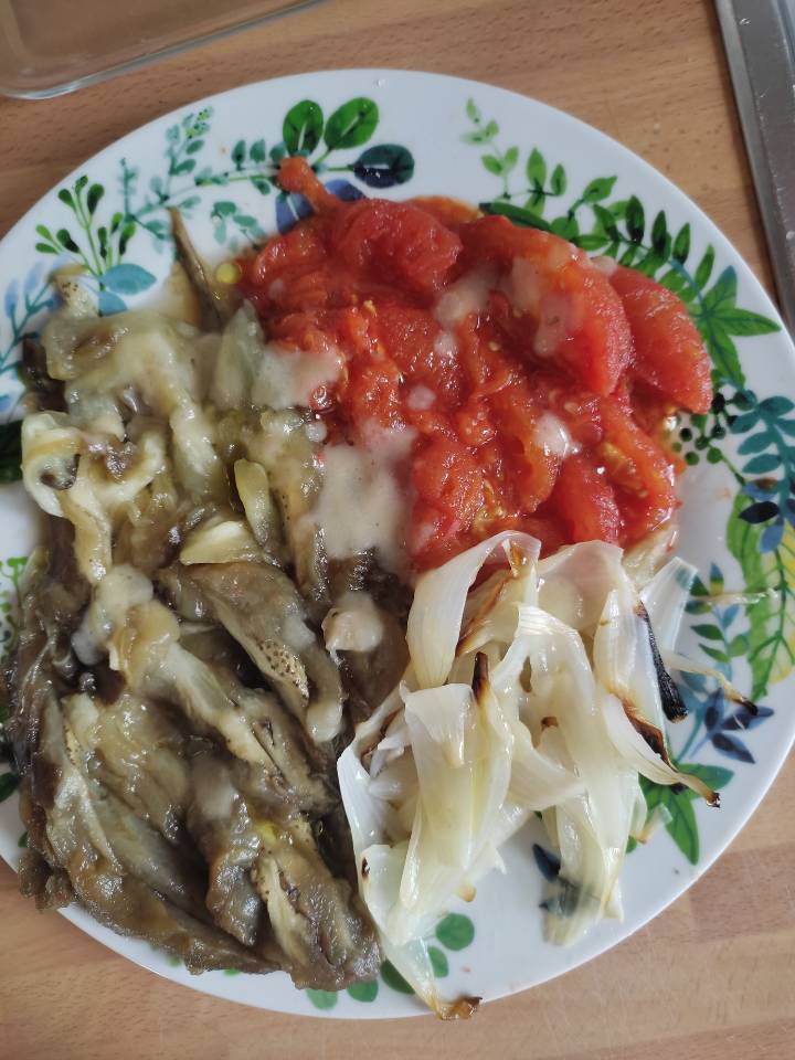 Escalivada de verduras sana