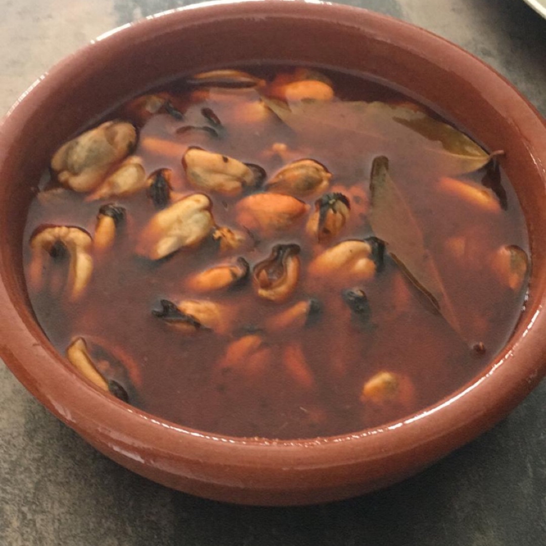 Mejillones en escabeche Mejillones en escabeche