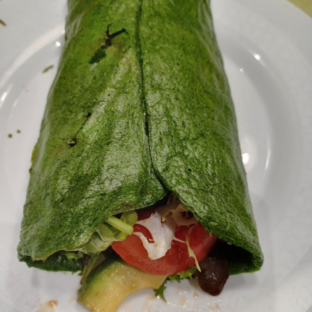 Wrap de espinacas Wrap de espinacas