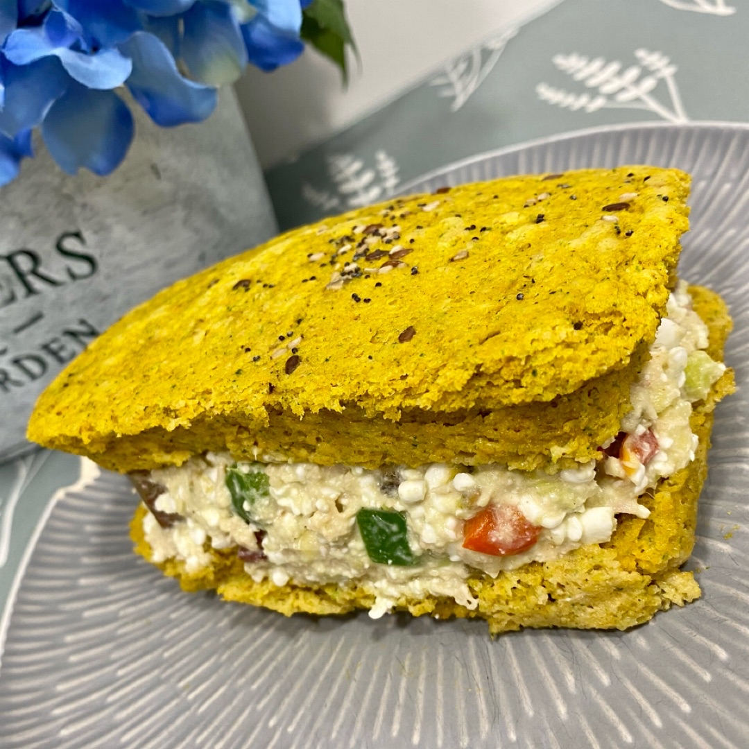 Sándwich de pan de verduras Paso 5 Sándwich de pan de verduras Paso 5