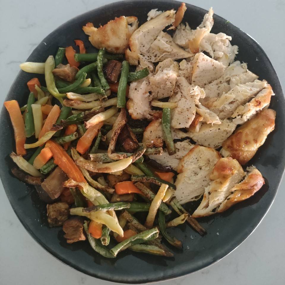 Pollo con verduras Pollo con verduras