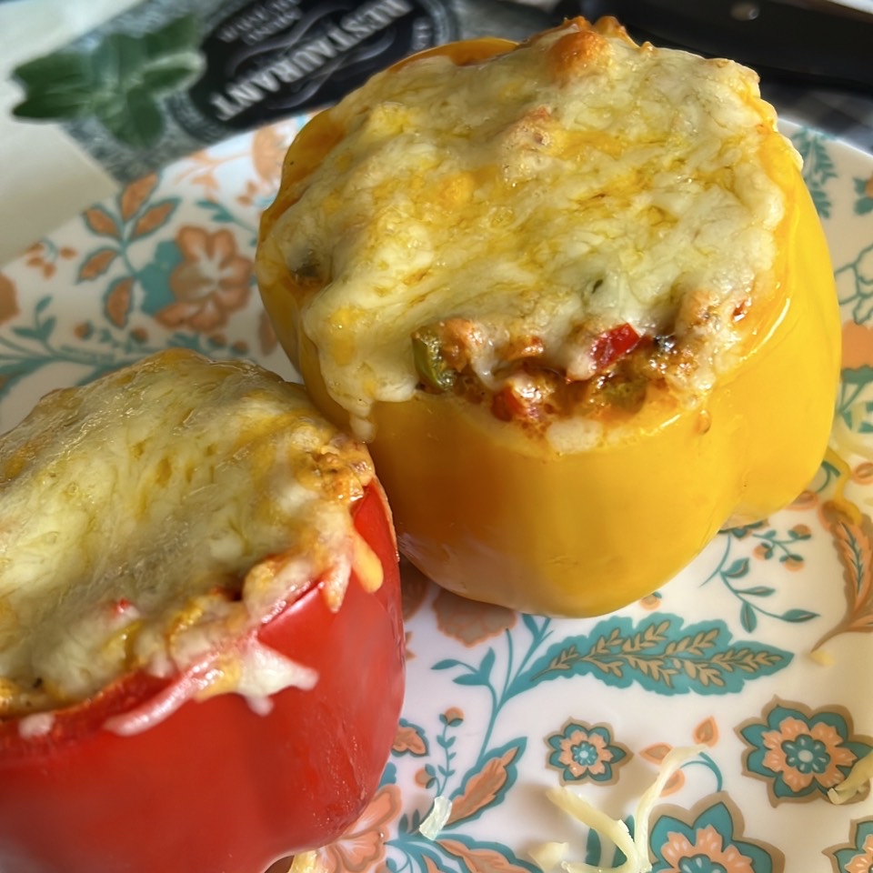 Pimientos rellenos de verdura Pimientos rellenos de verdura