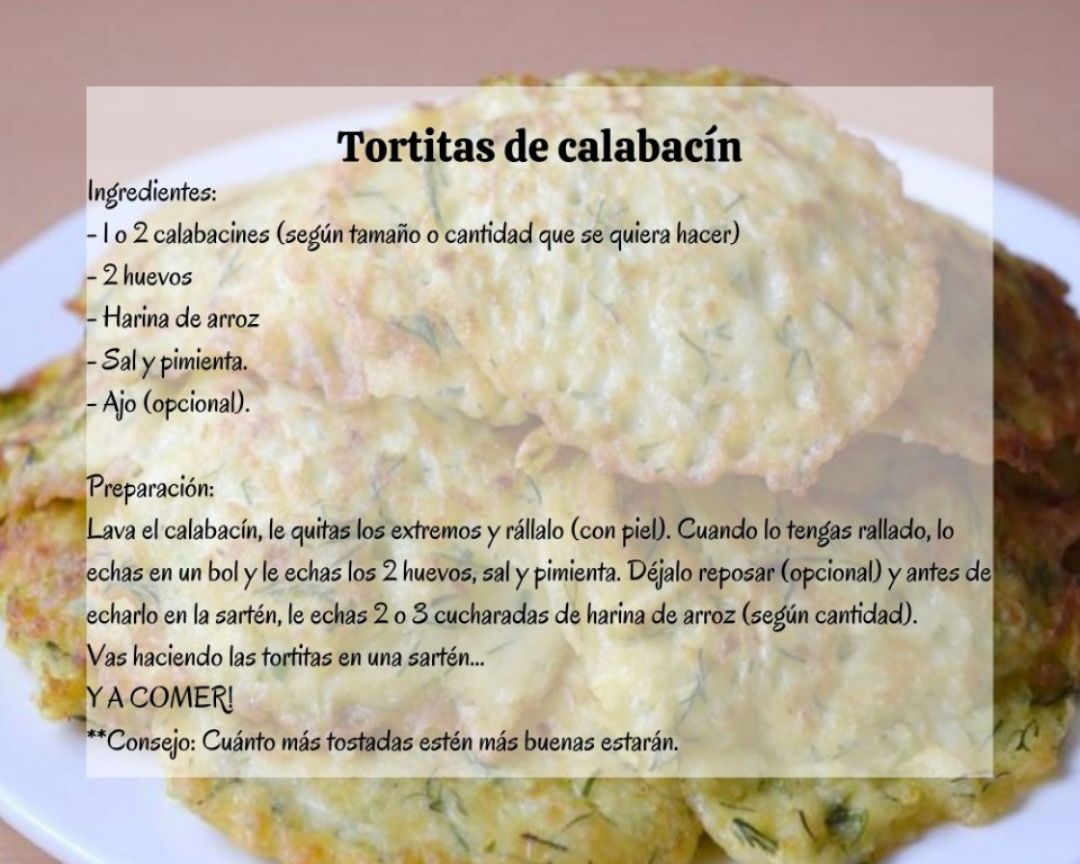Tortitas de calabacín Tortitas de calabacín