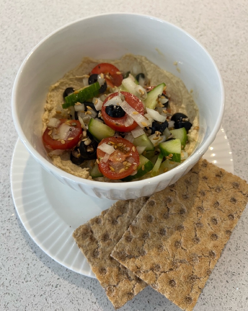 Mediterranean hummus bowl Mediterranean hummus bowl