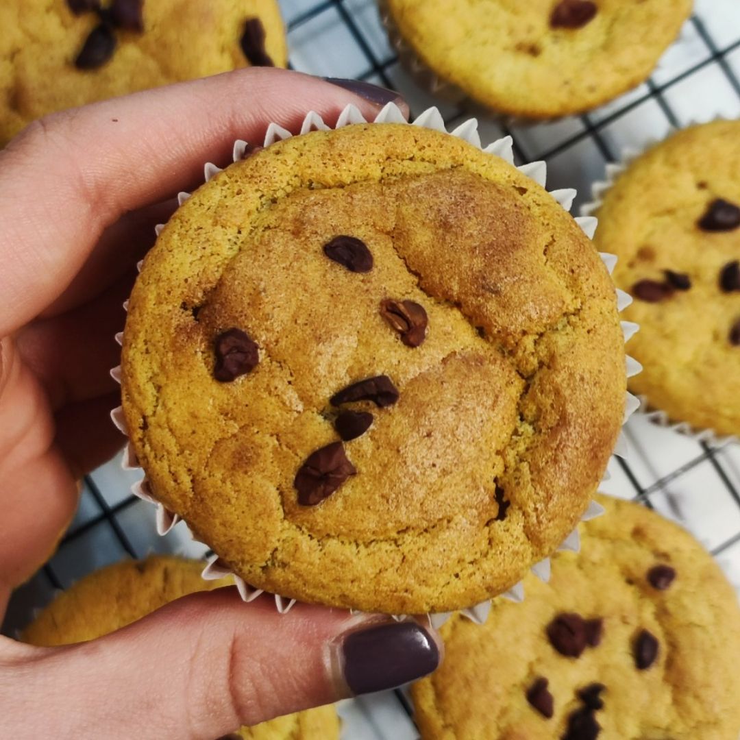 Muffins de naranja y nata rellenos de crema de cacao RF 🍊🍫 Muffins de naranja y nata rellenos de crema de cacao RF 🍊🍫