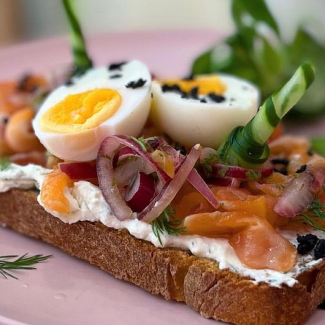 Tosta de salmón🤤