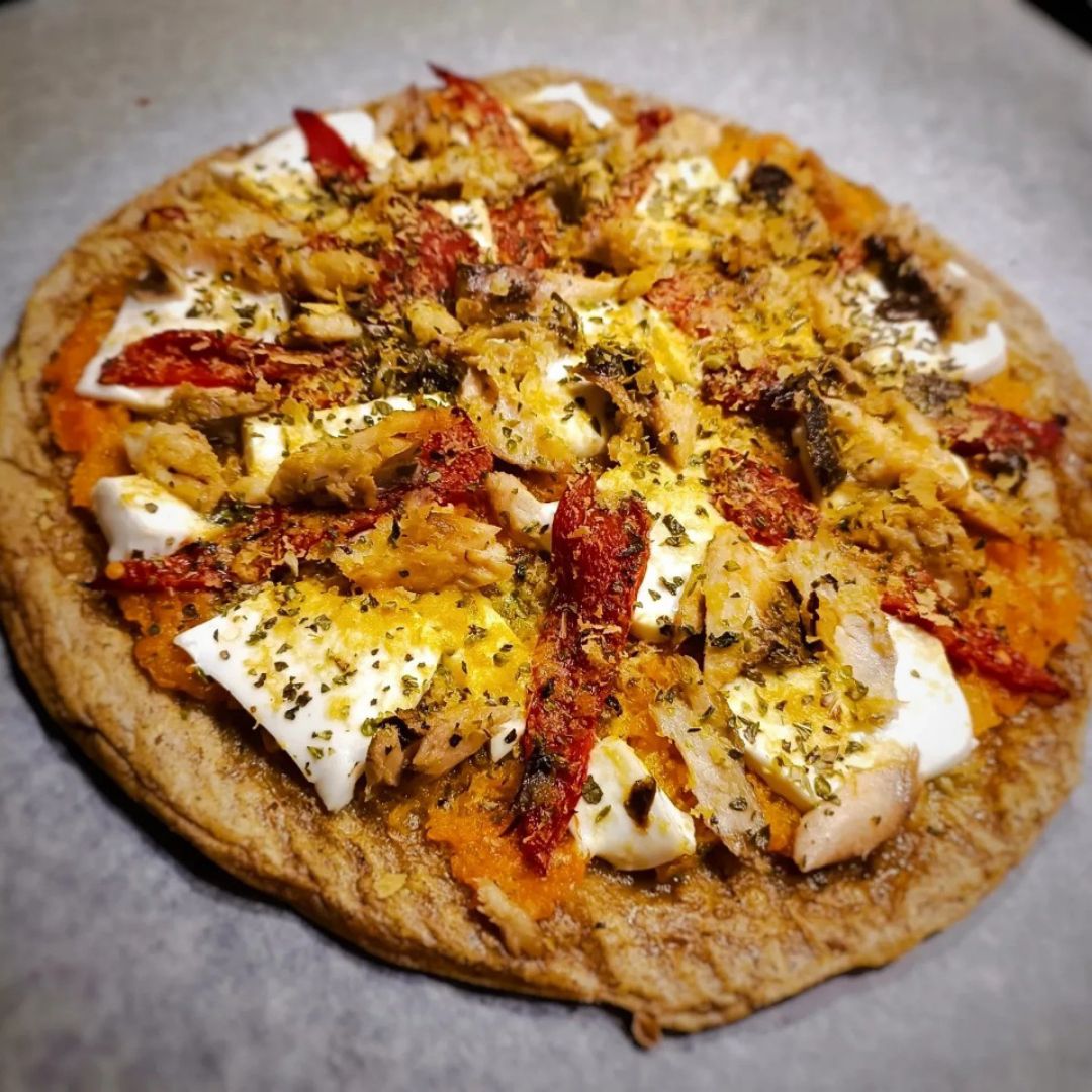Pizza sin harinas Pizza sin harinas