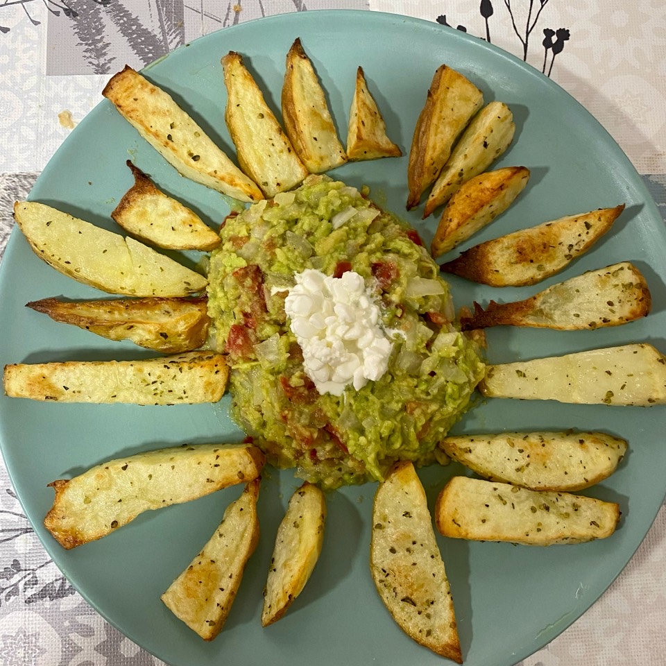 Patatas al horno con guacamole 🥑 