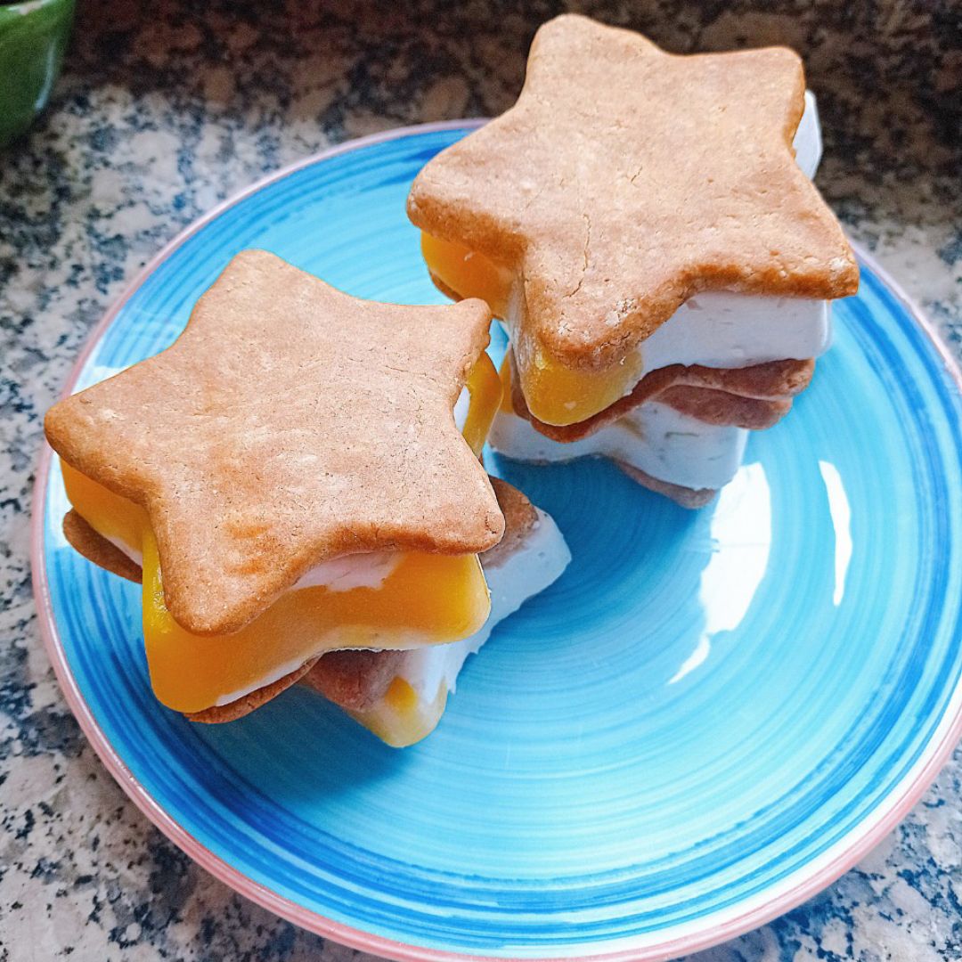 Helados ⭐ de galleta 🍪, mango 🥭 y coco 🥥 Helados ⭐ de galleta 🍪, mango 🥭 y coco 🥥