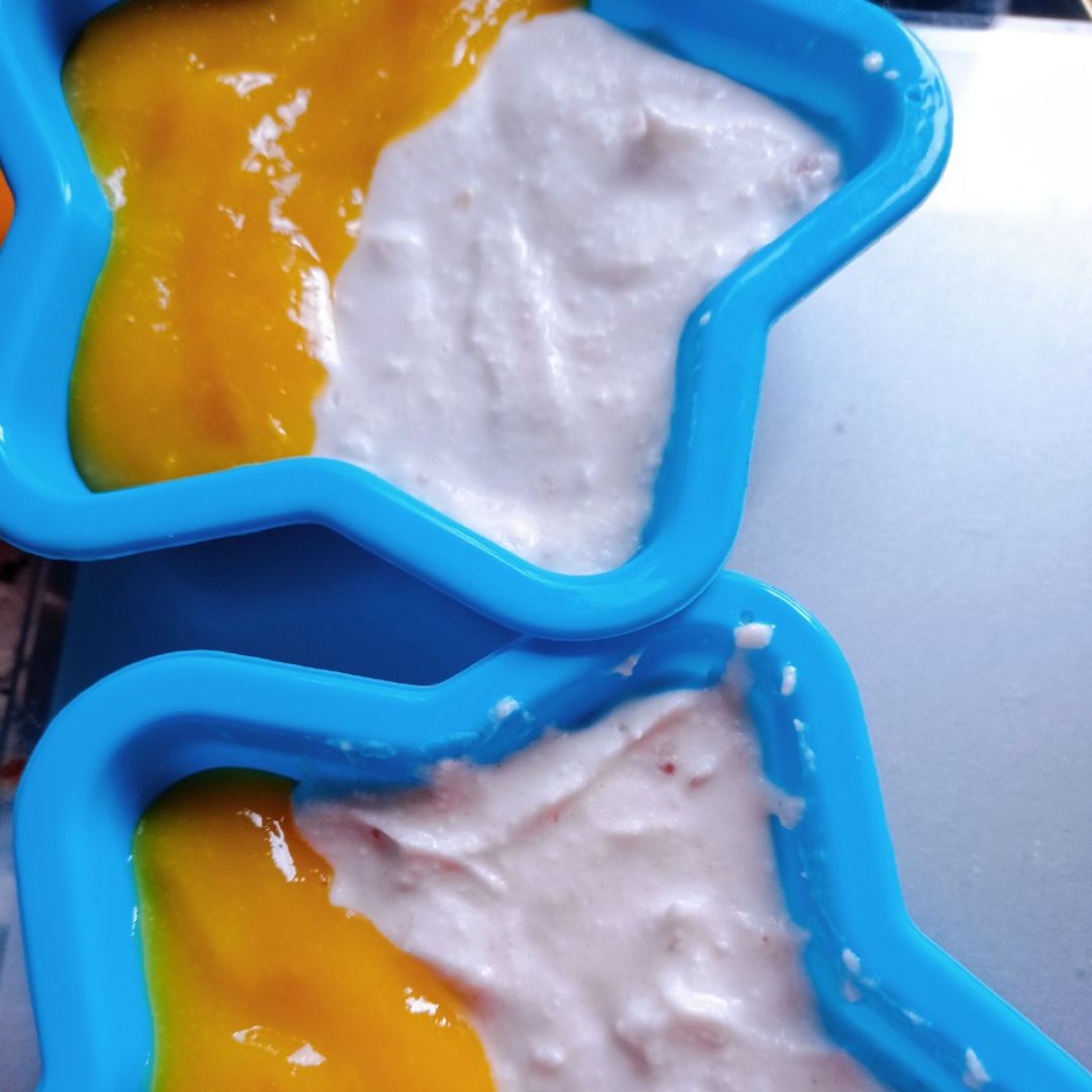 Helados ⭐ de galleta 🍪, mango 🥭 y coco 🥥 Paso 1 Helados ⭐ de galleta 🍪, mango 🥭 y coco 🥥 Paso 1