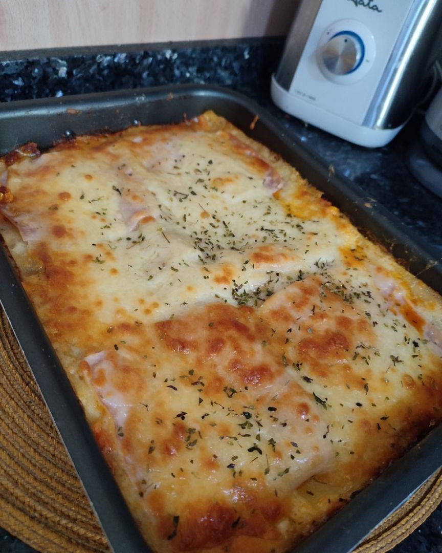 Lasaña boloñesa con verduras Paso 5 Lasaña boloñesa con verduras Paso 5