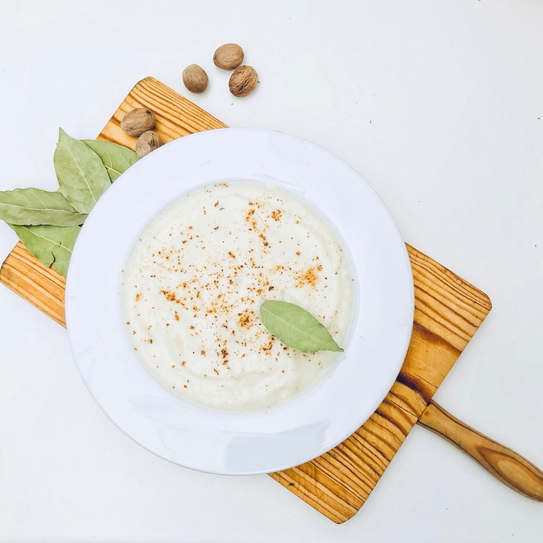 Crema de coliflor y puerro Crema de coliflor y puerro
