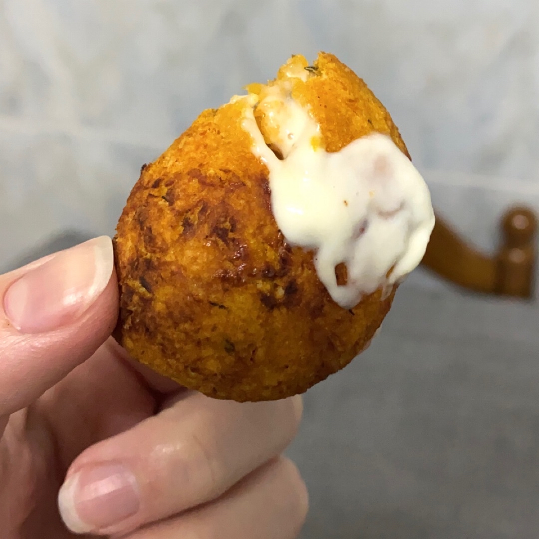 Croquetas de calabaza con queso AirFryer 🎃 Croquetas de calabaza con queso AirFryer 🎃