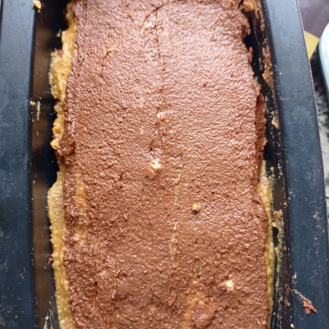 Brownie 🍫 marmolado de 🍠 y 🍌Step 1