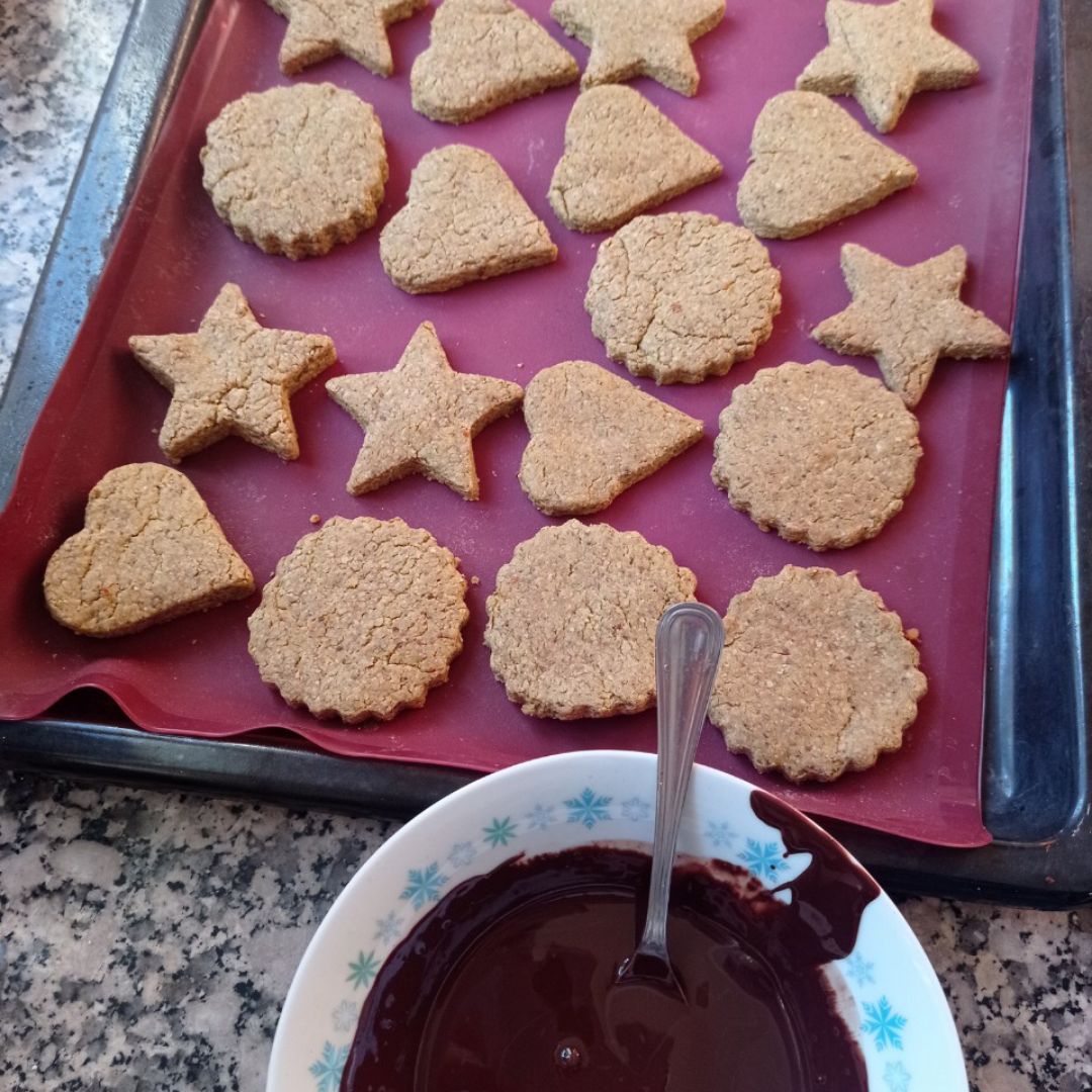Galletas de pistachos 馃挌 y chocolate 馃崼 Paso 7 Galletas de pistachos 馃挌 y chocolate 馃崼 Paso 7