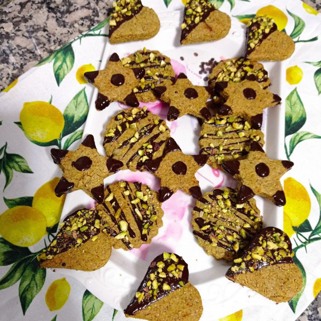 Galletas de pistachos 馃挌 y chocolate 馃崼 Paso 7 Galletas de pistachos 馃挌 y chocolate 馃崼 Paso 7