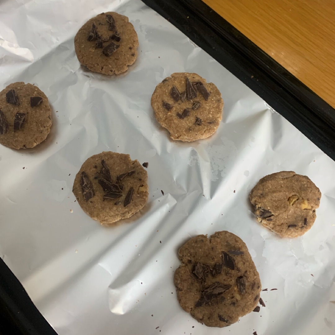 cookies integrales con chocolate negro Paso 3 cookies integrales con chocolate negro Paso 3