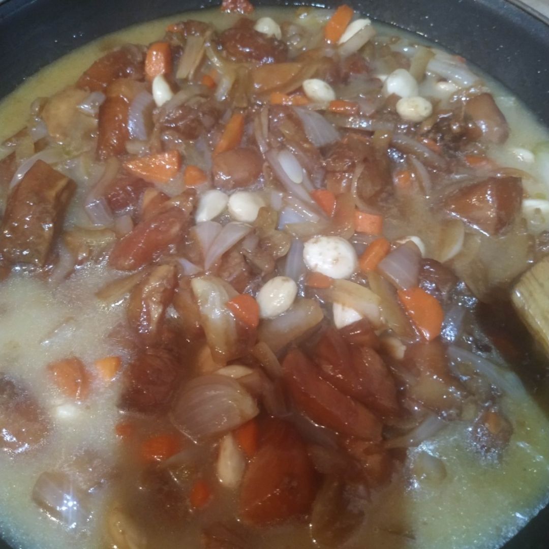 Pollo con almendras 🍛 Paso 4 Pollo con almendras 🍛 Paso 4