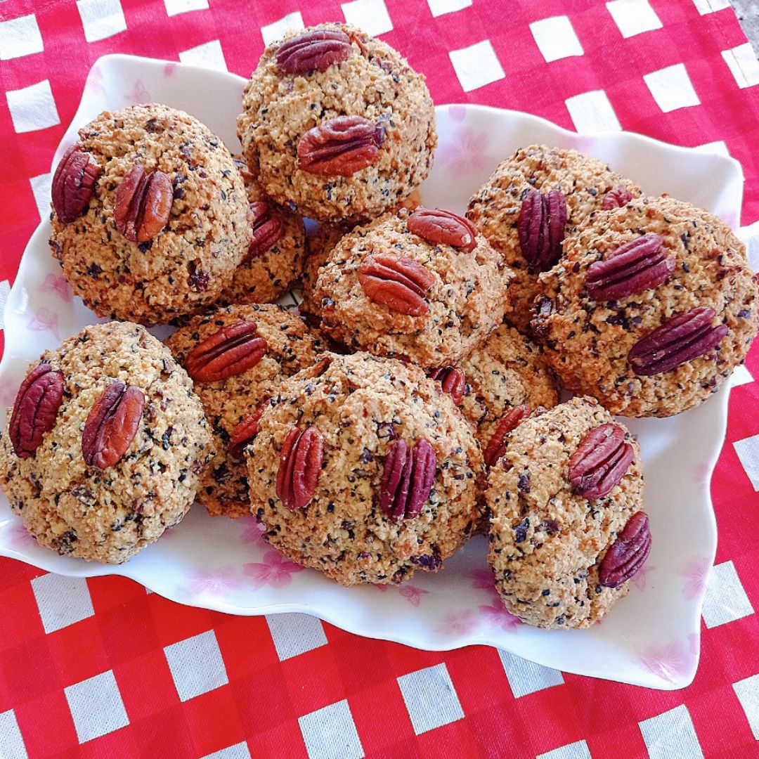 Galletas sin gluten 🍪 de almendra, anacardos, frutas y semillas 🌰🫐 Galletas sin gluten 🍪 de almendra, anacardos, frutas y semillas 🌰🫐