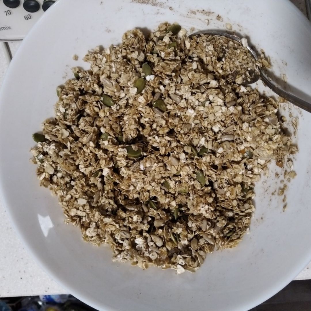 Granola casera🥣 Paso 2 Granola casera🥣 Paso 2