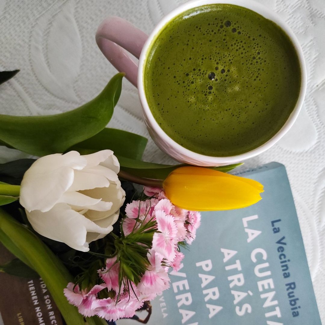 Matcha latte 🍵🌷🌸🤍 Matcha latte 🍵🌷🌸🤍