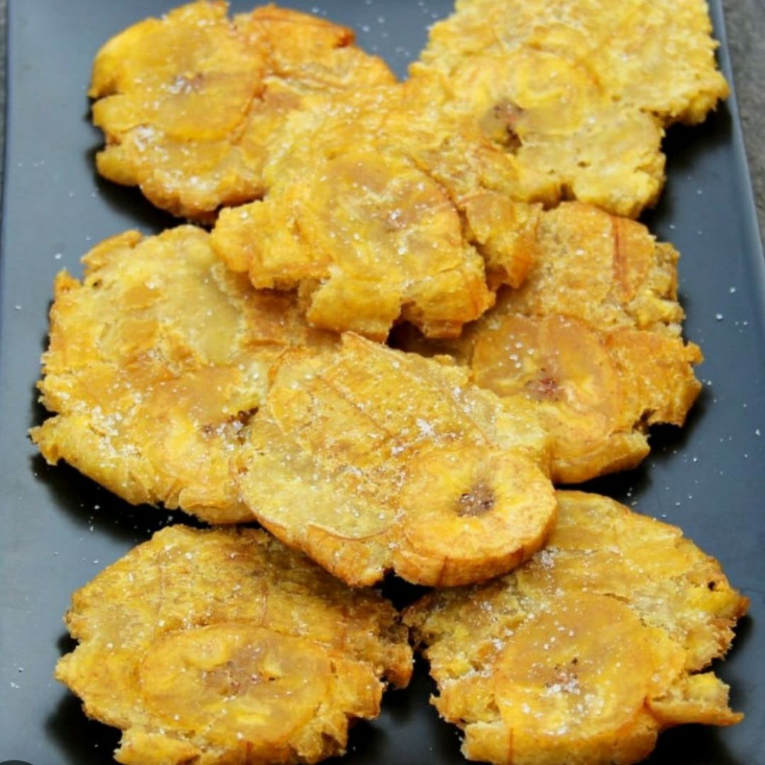 Patacones con queso Paso 1 Patacones con queso Paso 1