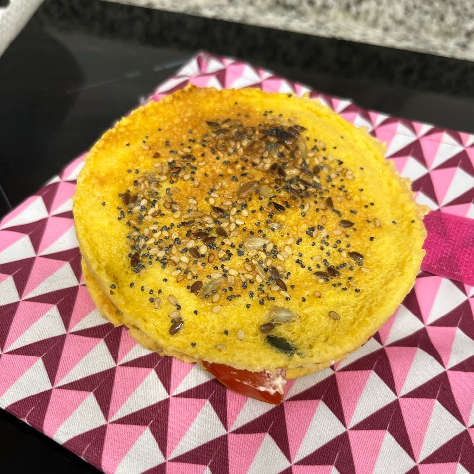Sandwich de pan keto al micro Sandwich de pan keto al micro