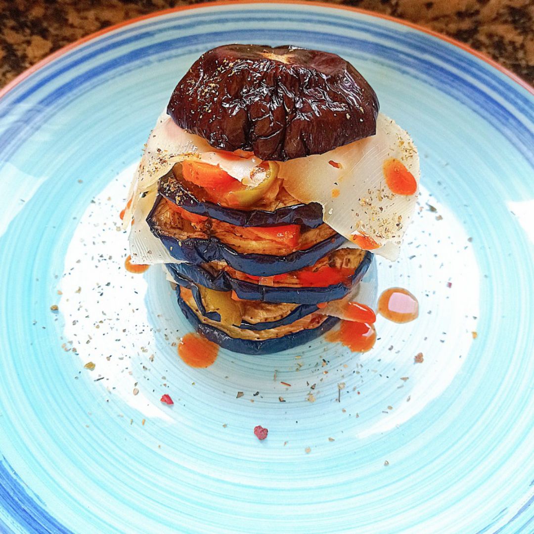 Timbal de berenjena 🍆 rápido y delicioso 🤩🤩 Timbal de berenjena 🍆 rápido y delicioso 🤩🤩