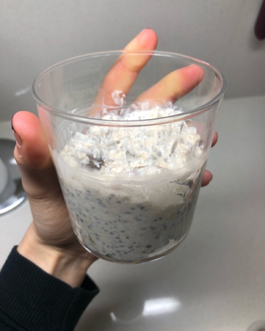 CHÍA Y AVENA HIDRATADA CON MANZANA ASADA CHÍA Y AVENA HIDRATADA CON MANZANA ASADA