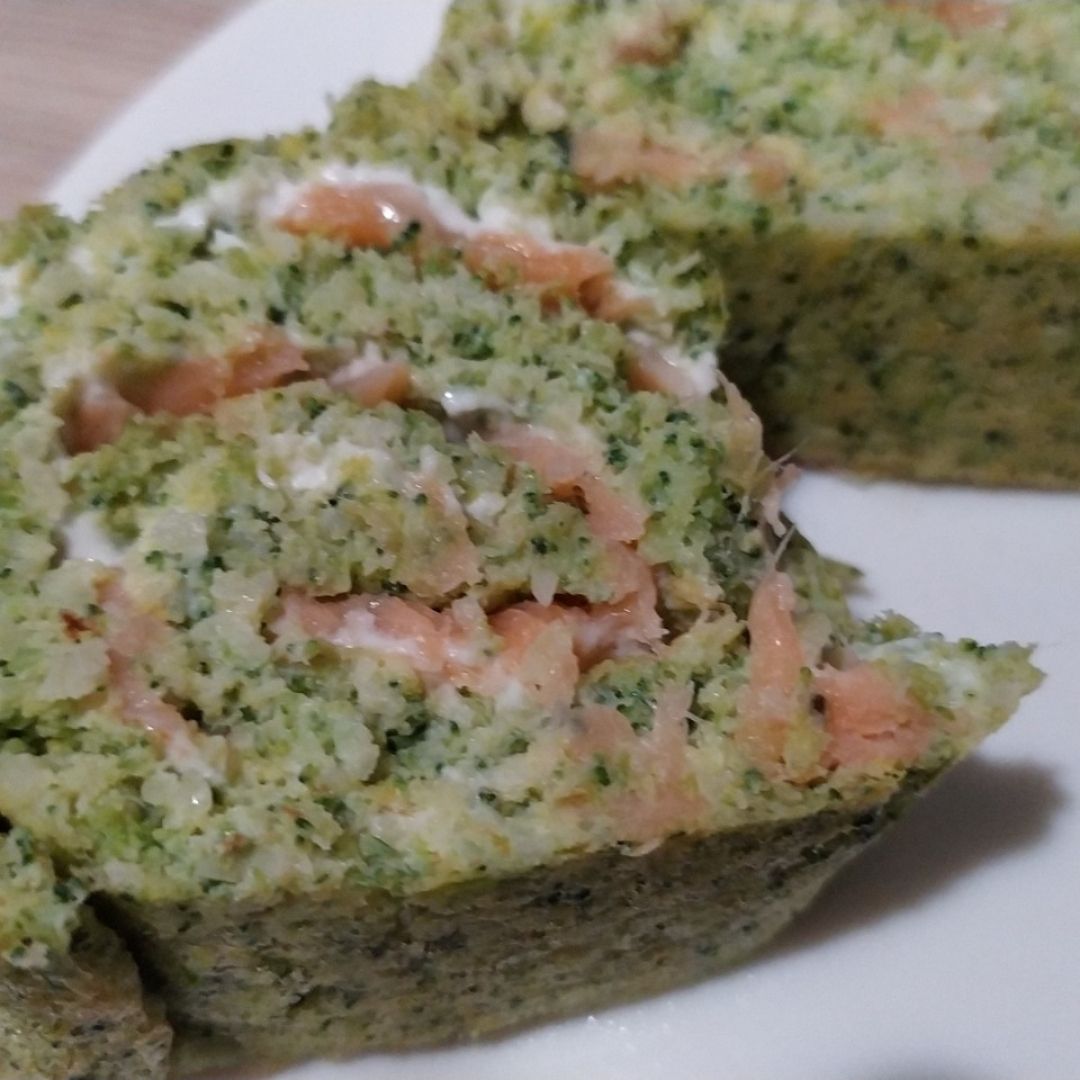 Brazo Gitano de Brócoli, salmón y Queso 0,0 Brazo Gitano de Brócoli, salmón y Queso 0,0