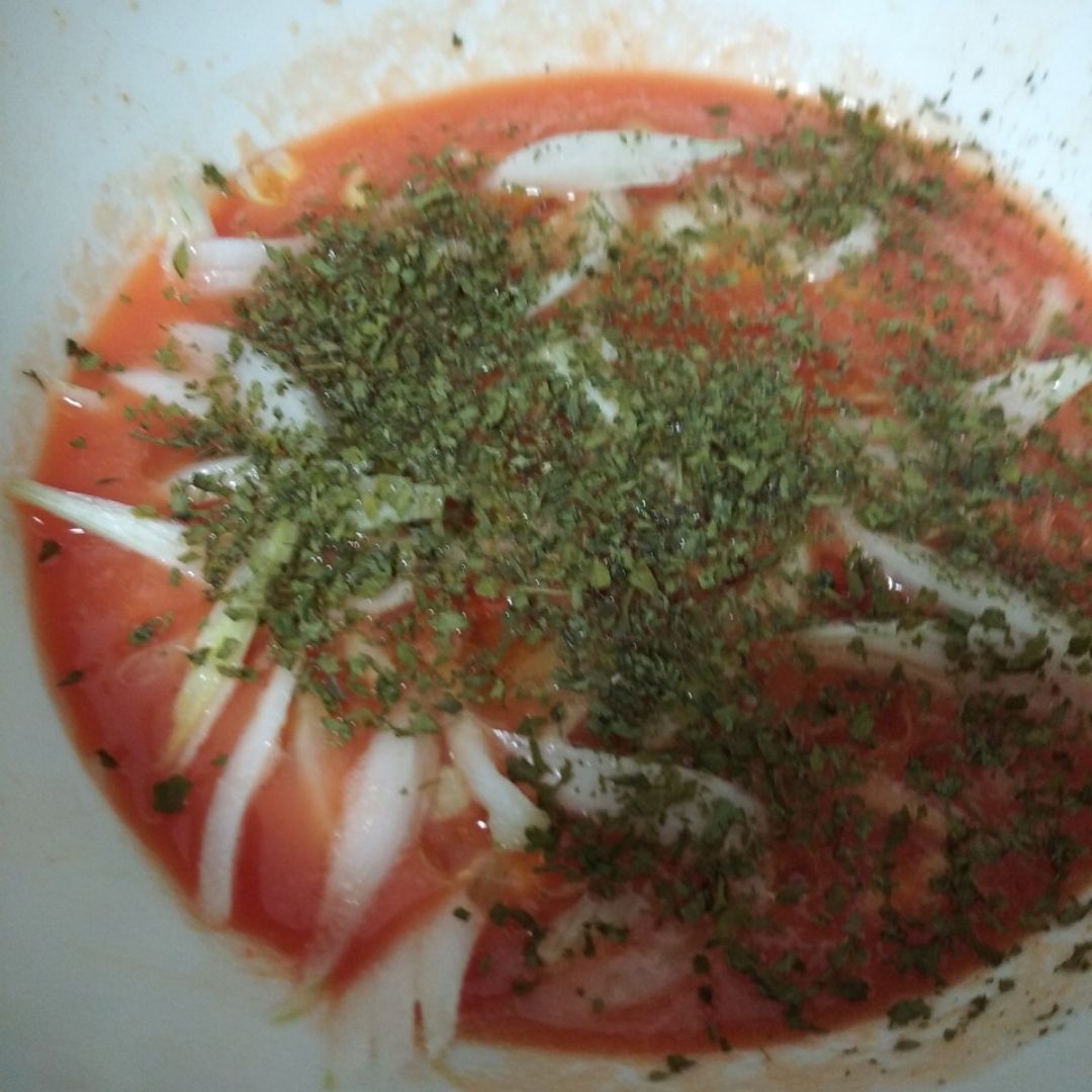 Ensalada de pimientos asados Paso 5 Ensalada de pimientos asados Paso 5