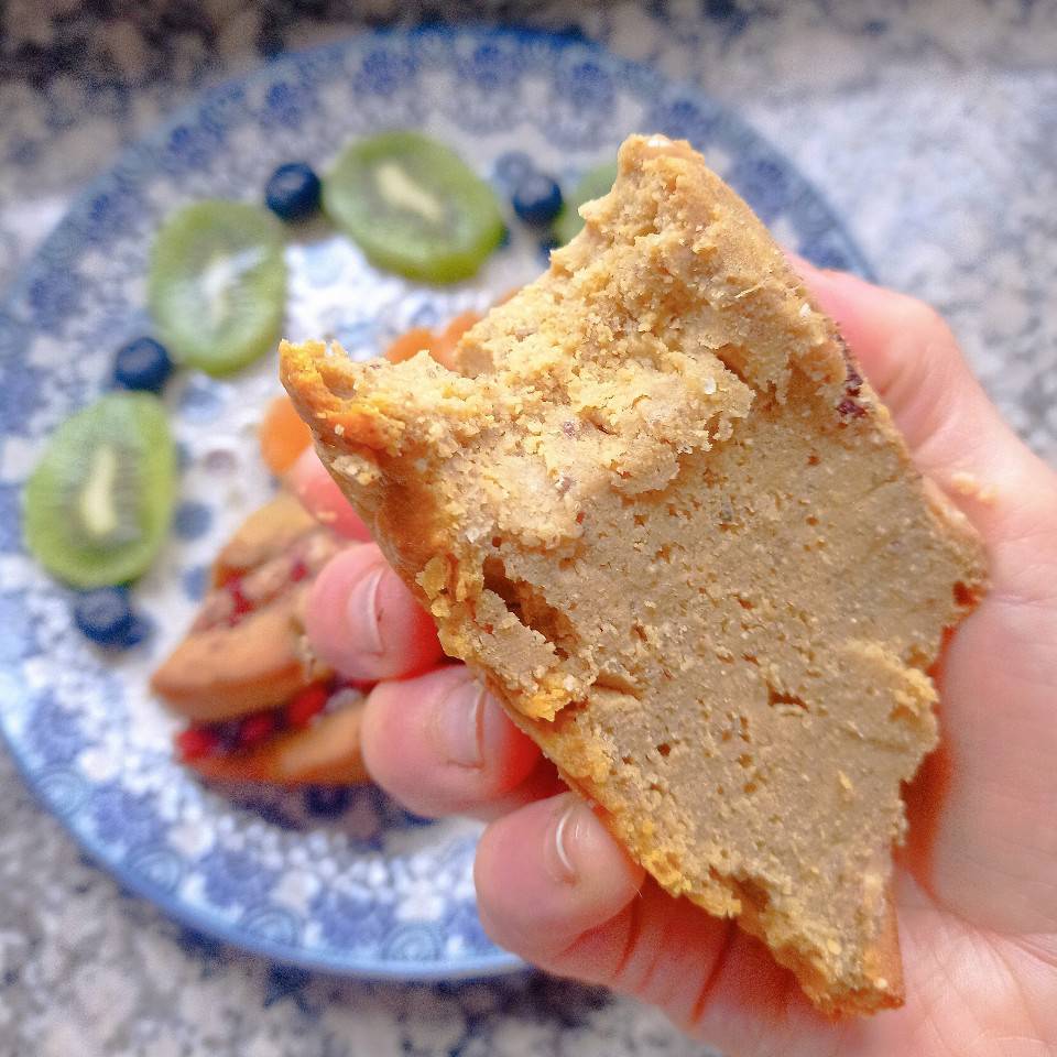 Bizcocho de boniato prebiótico 🍠 pera 🍐 y coco 🥥
