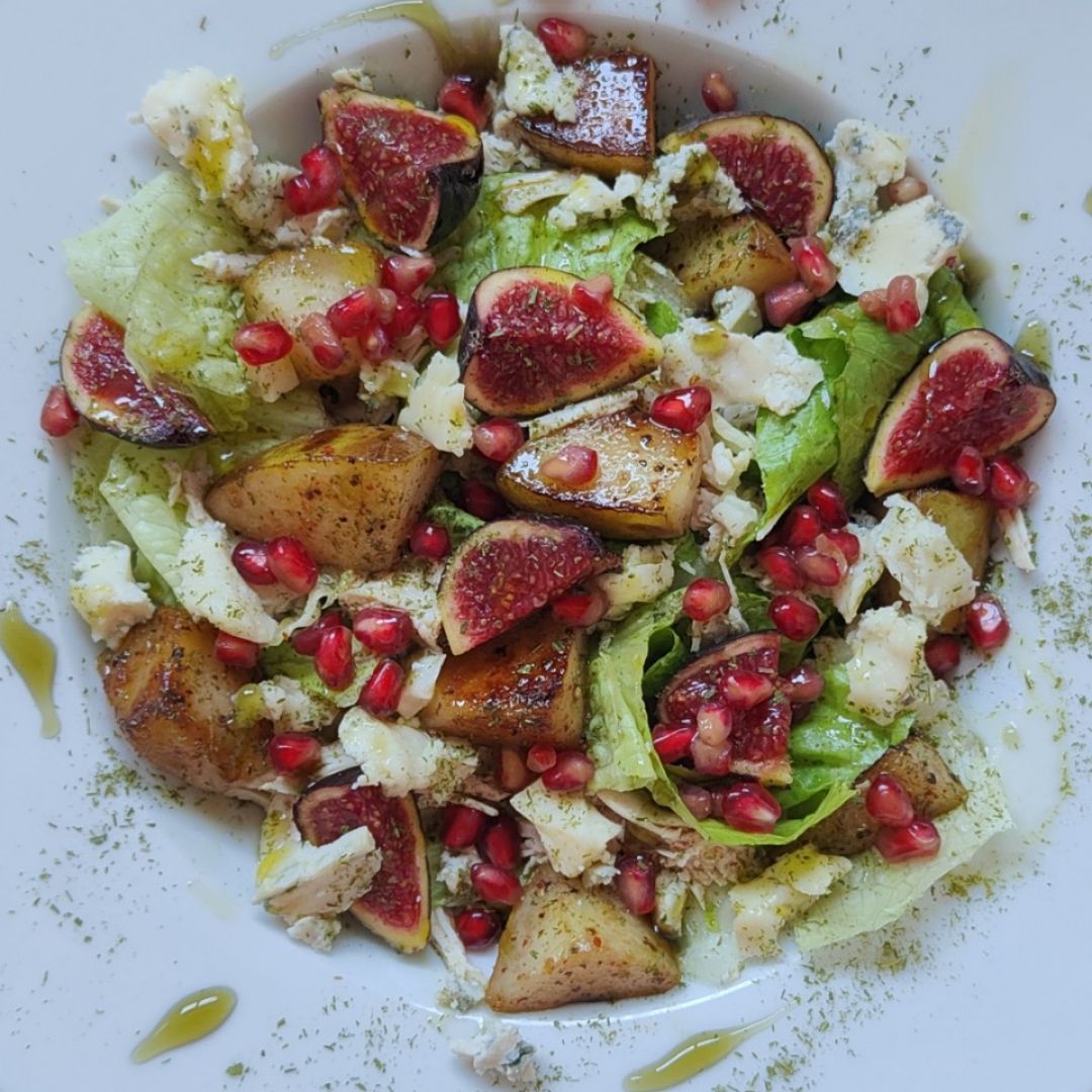 Ensalada de pera y queso Gorgontzola Ensalada de pera y queso Gorgontzola