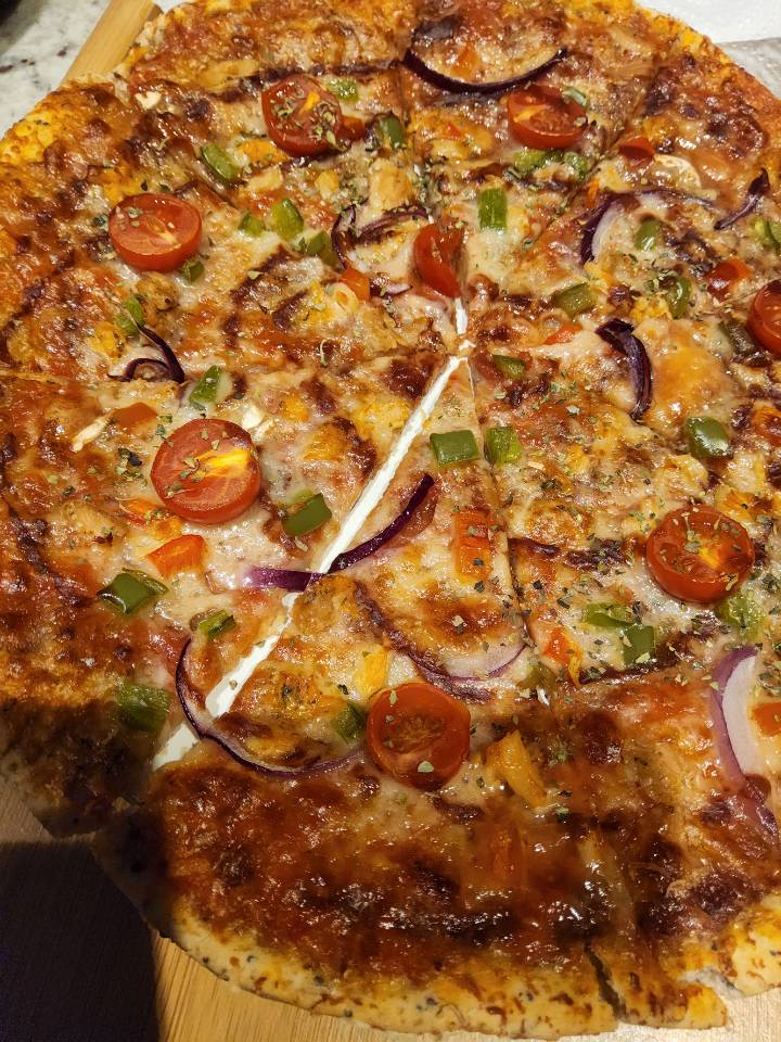 Pizza casera BBQ Pizza casera BBQ