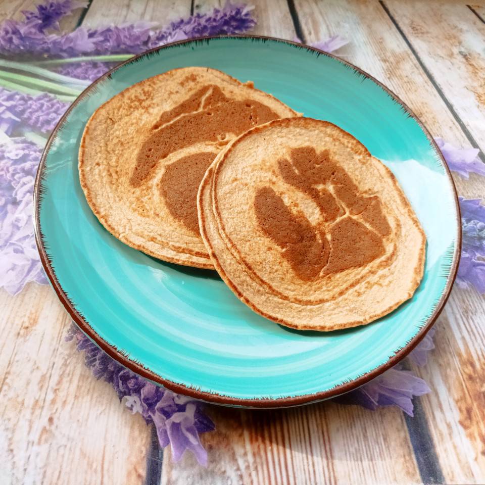 Tortitas de avena y platano Tortitas de avena y platano