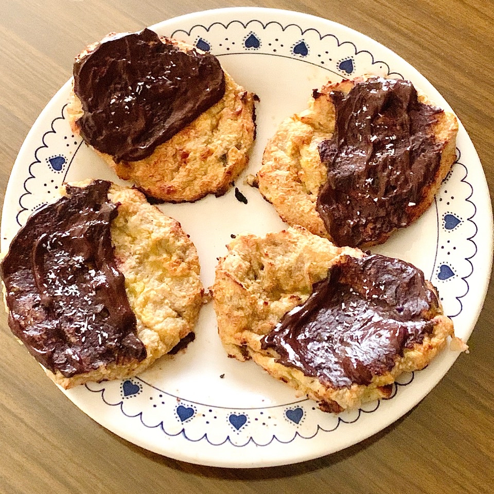 Galletas de plátano y coco. 🍪🍌🥥