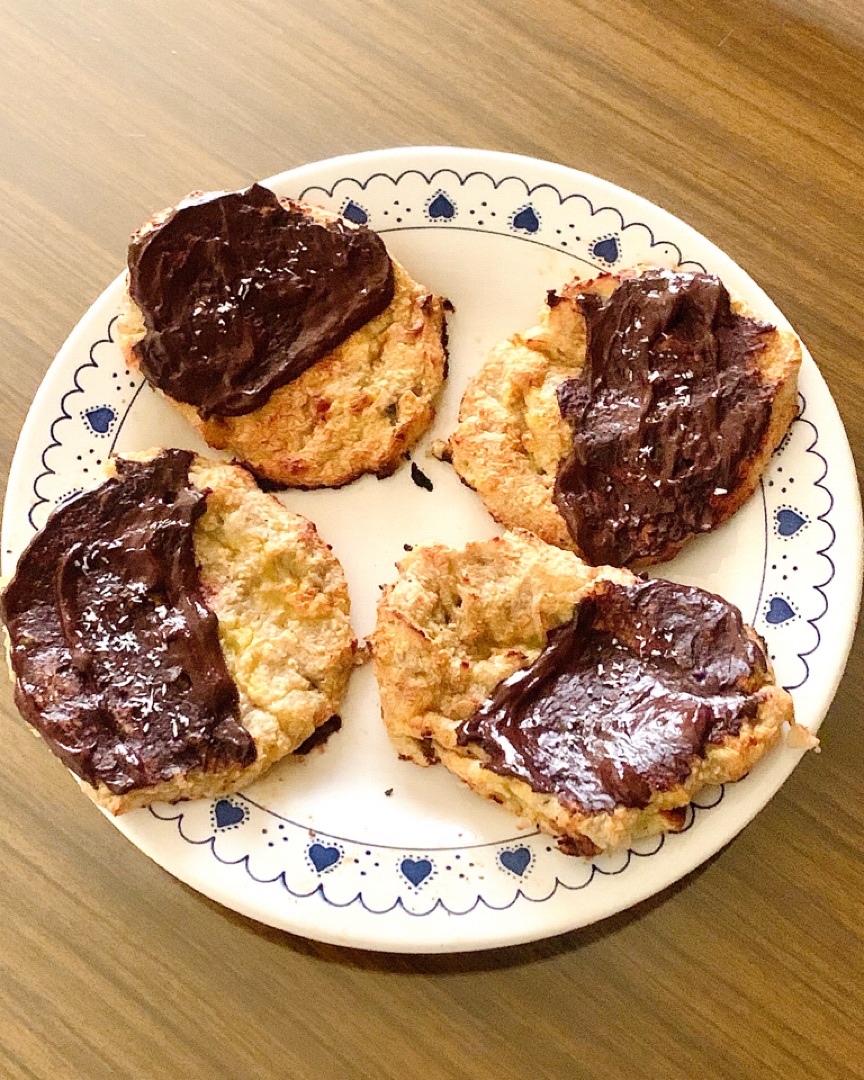 Galletas de plátano y coco. 🍪🍌🥥 Paso 3