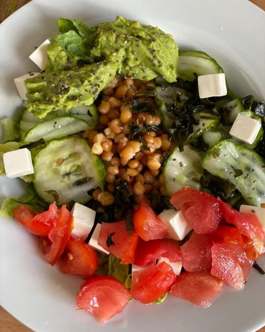 Ensalada de lentejas