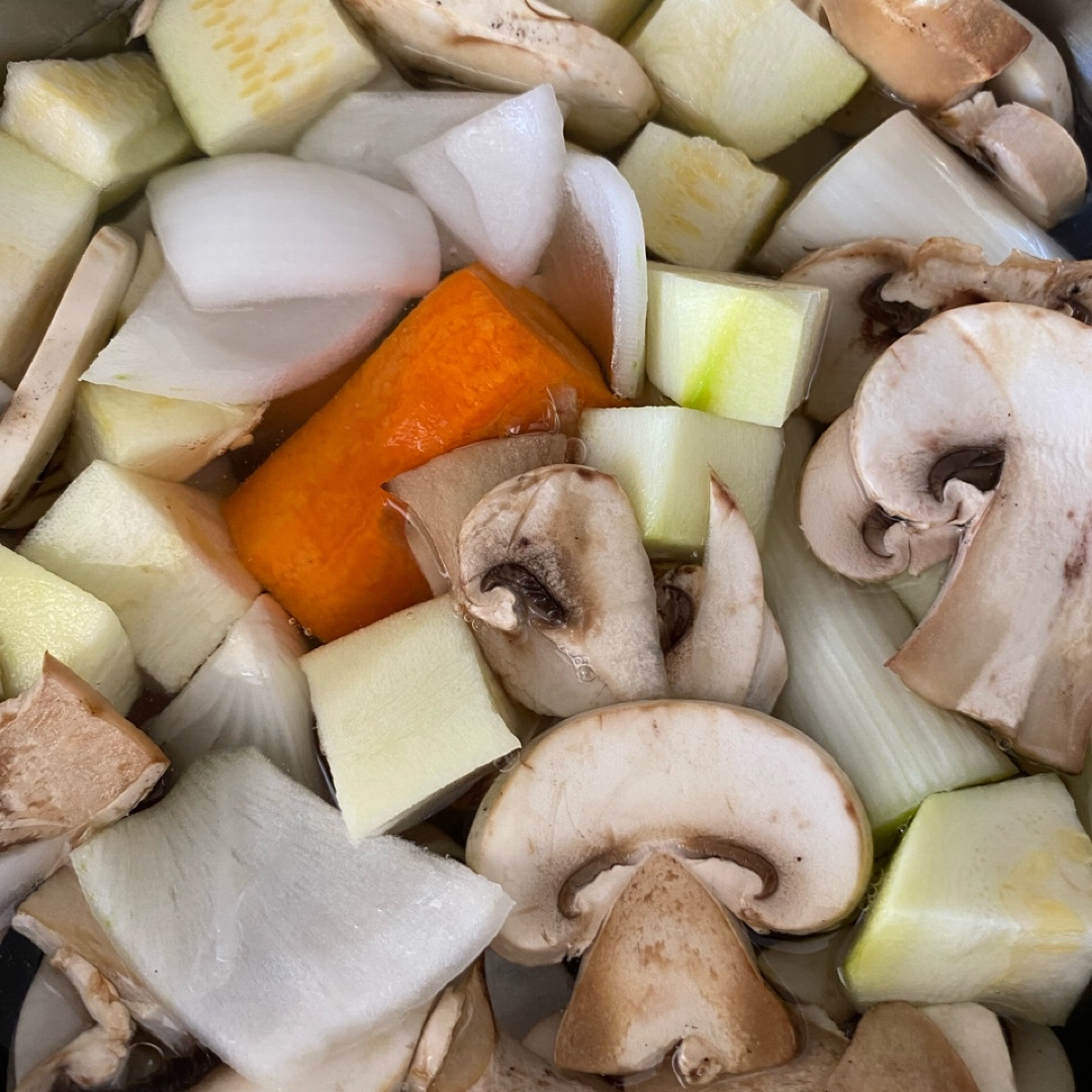 Caldo de verduras Paso 1 Caldo de verduras Paso 1