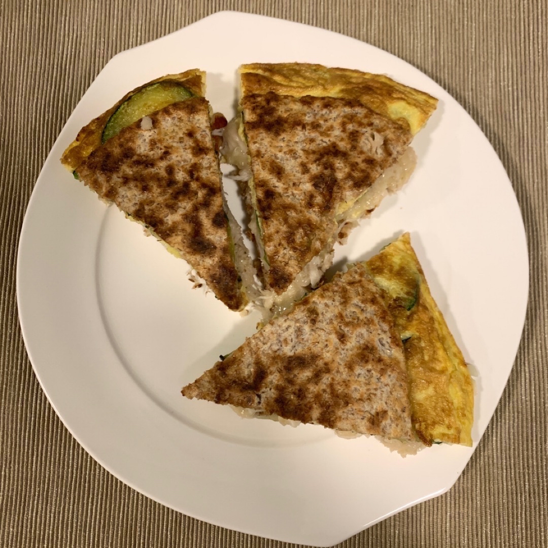 Quesadillas de calabacin Quesadillas de calabacin