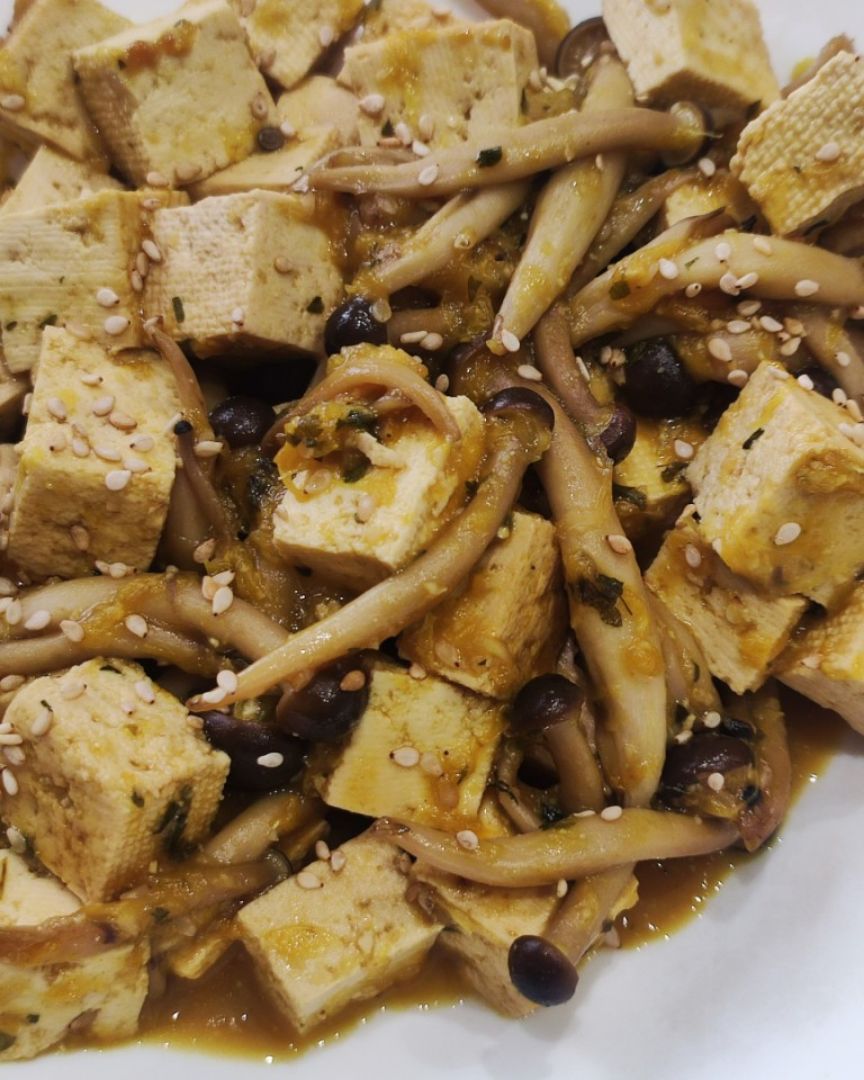 Tofu a la naranja 🍊 Tofu a la naranja 🍊