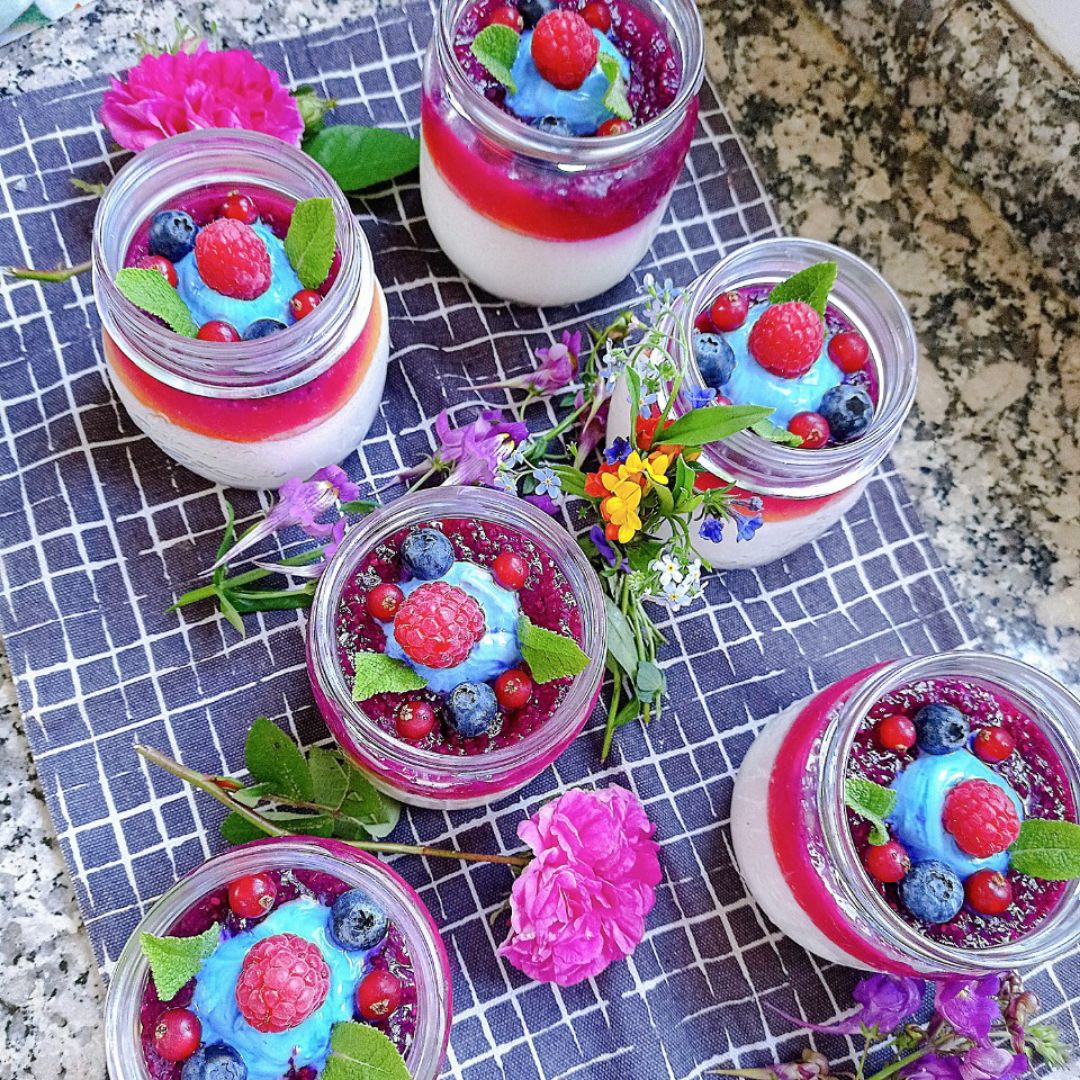 Tarritos de cheesecake arcoiris 🌈🌈 Paso 11 Tarritos de cheesecake arcoiris 🌈🌈 Paso 11