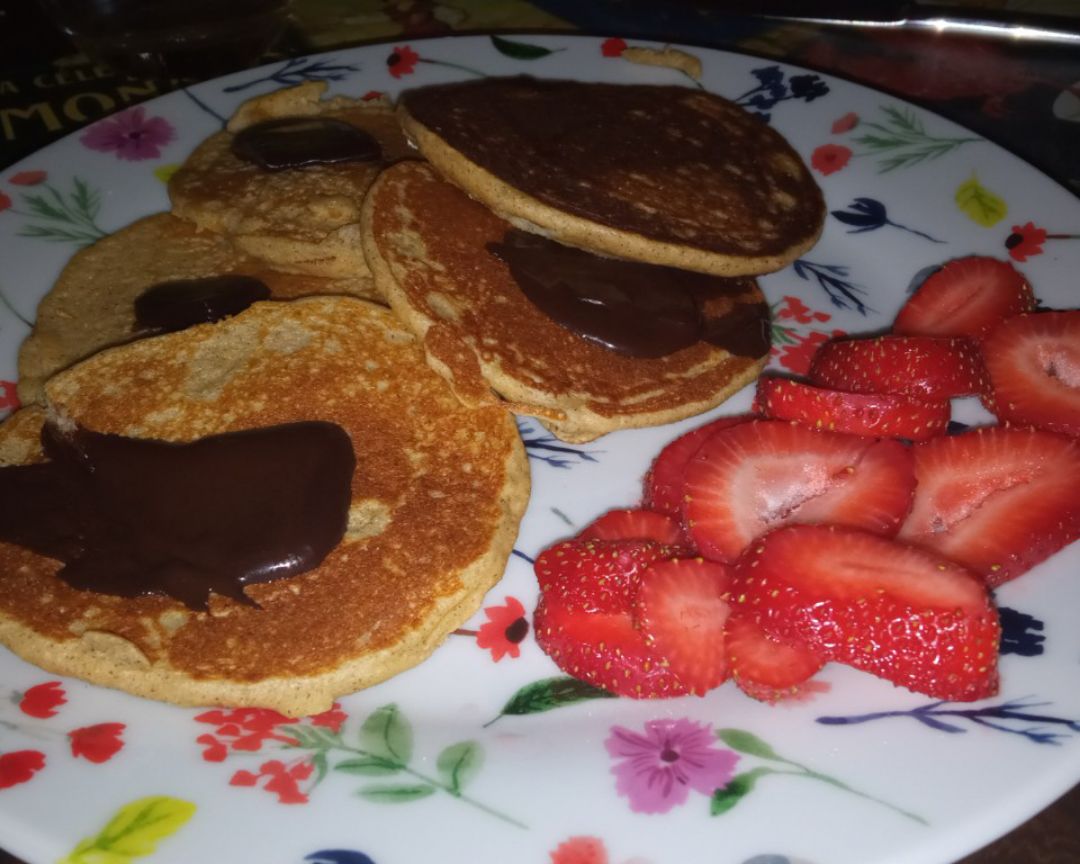 Tortitas de manzana y avena Tortitas de manzana y avena