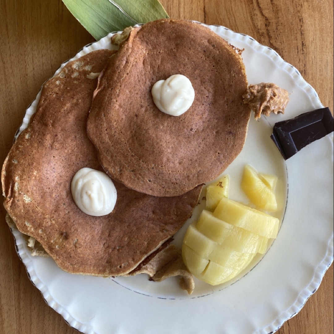 Tortitas de plátano Tortitas de plátano